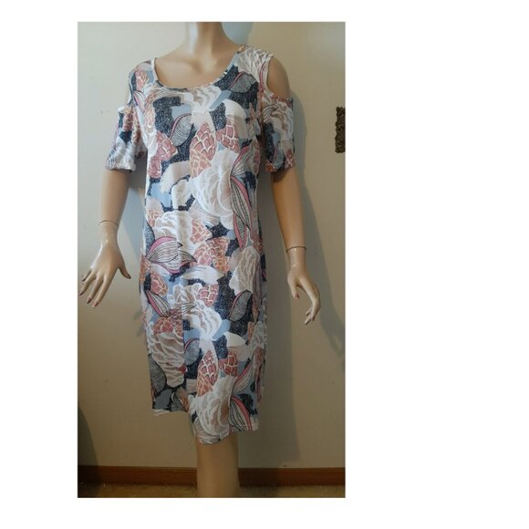Tango Mango Cold Shoulder Dress Women's Large - Picture 1 of 2